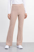 Calça flare feminina de malha 61180