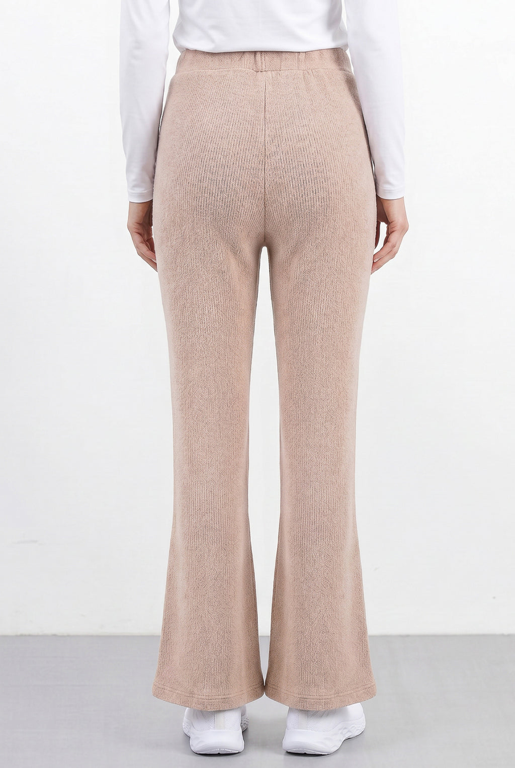 Calça flare feminina de malha 61180
