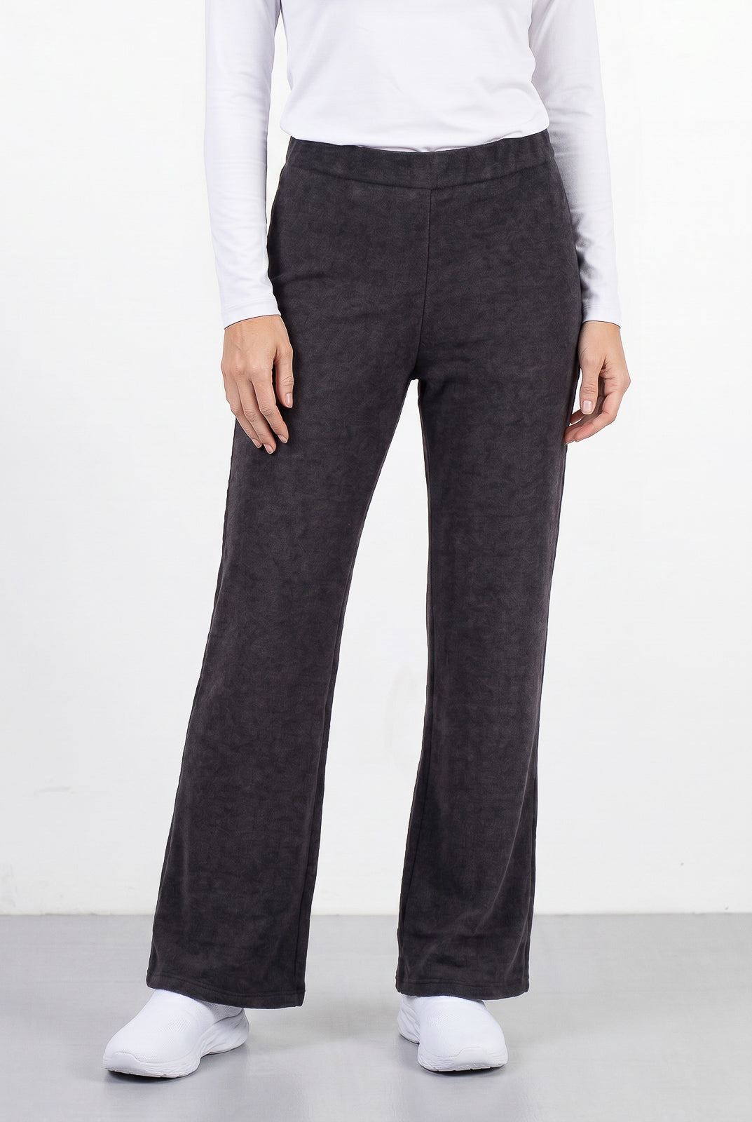 Calça flare feminina de malha 61180