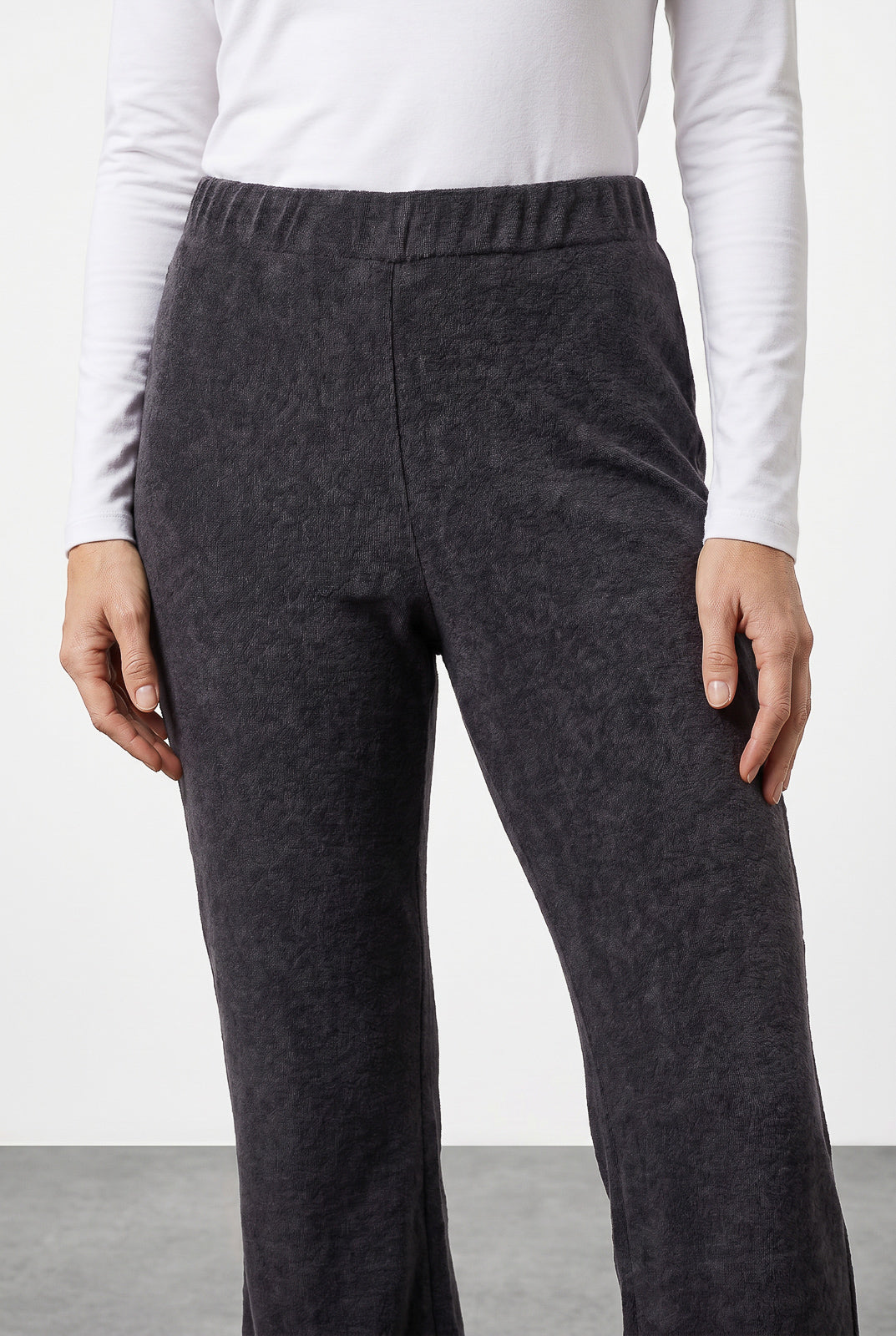 Calça flare feminina de malha 61180
