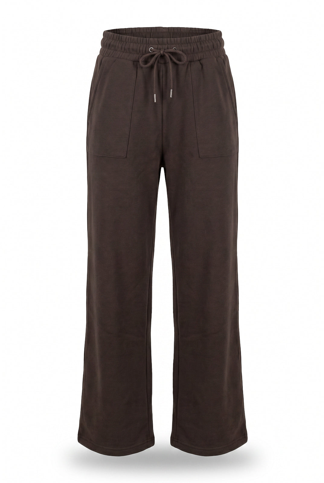 Calça moletom feminina reta com bolsos 61373