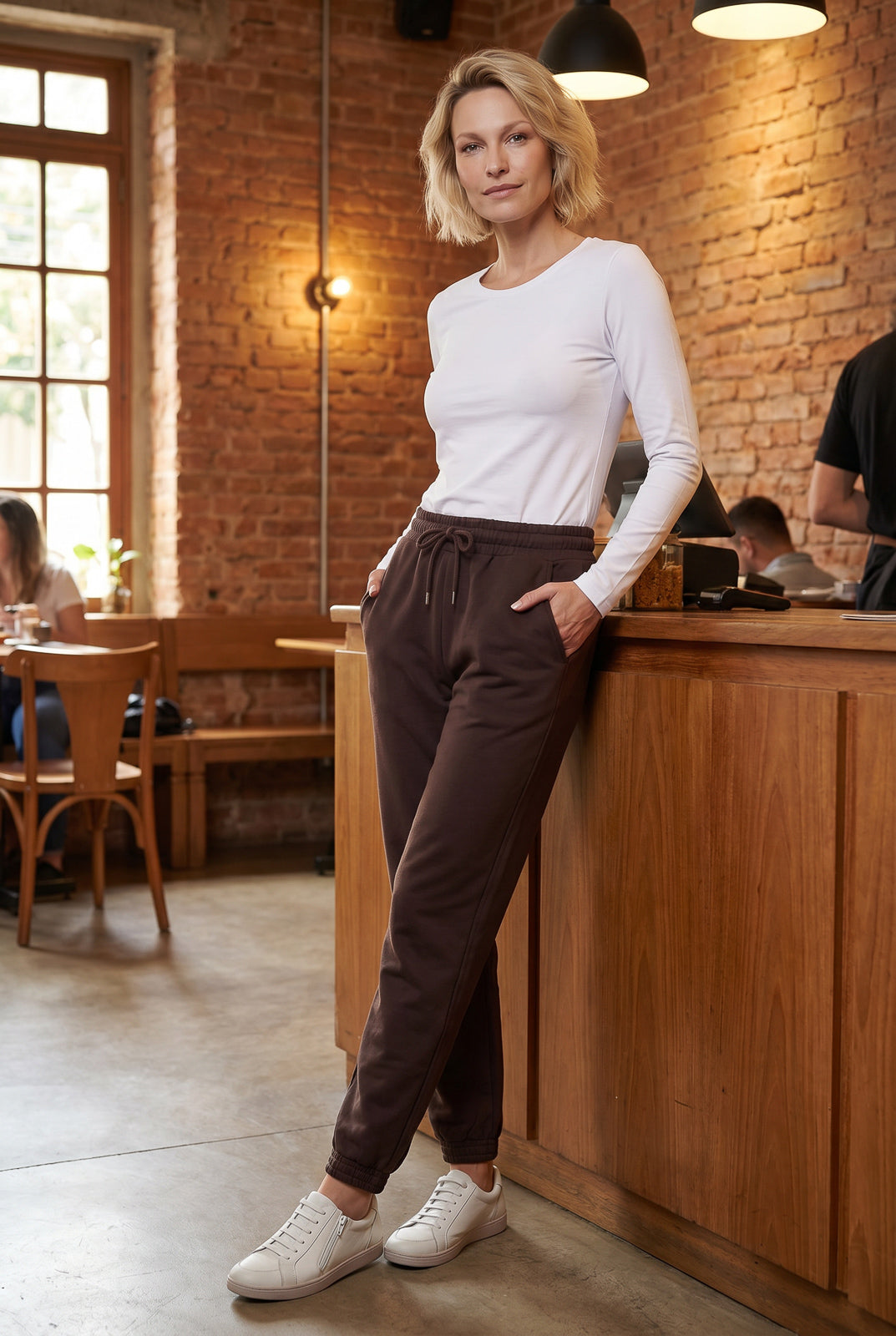 Calça feminina moletom peluciado 61375