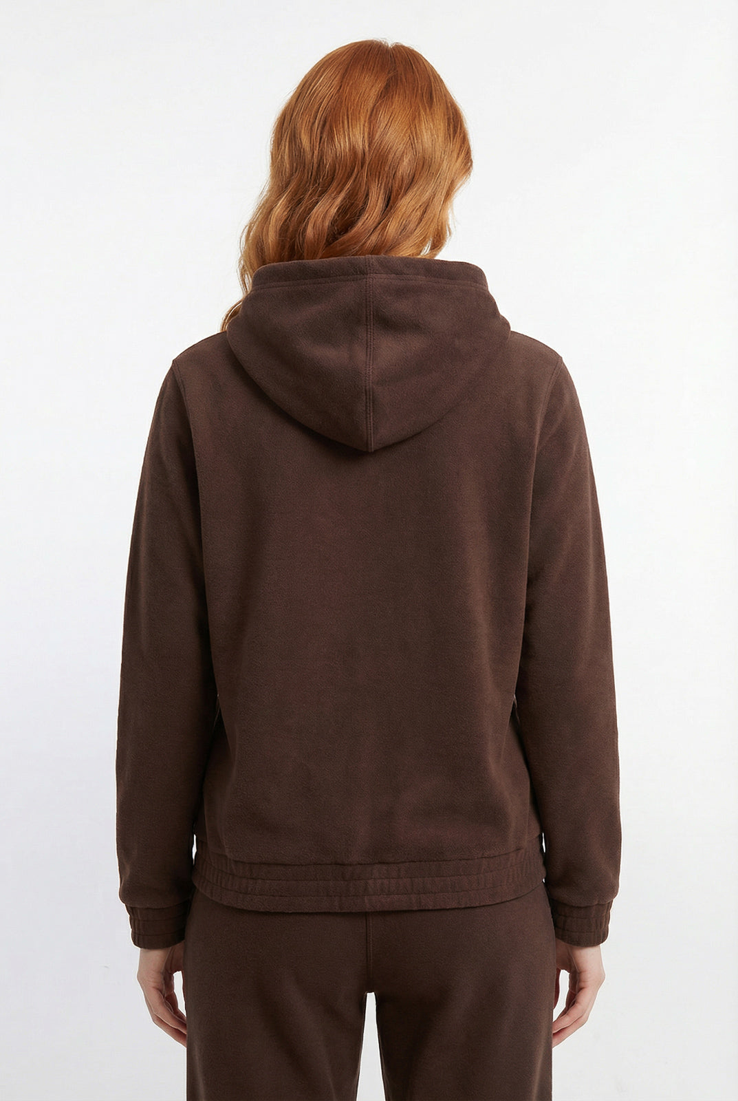 Jaqueta feminina moletom com capuz 61377