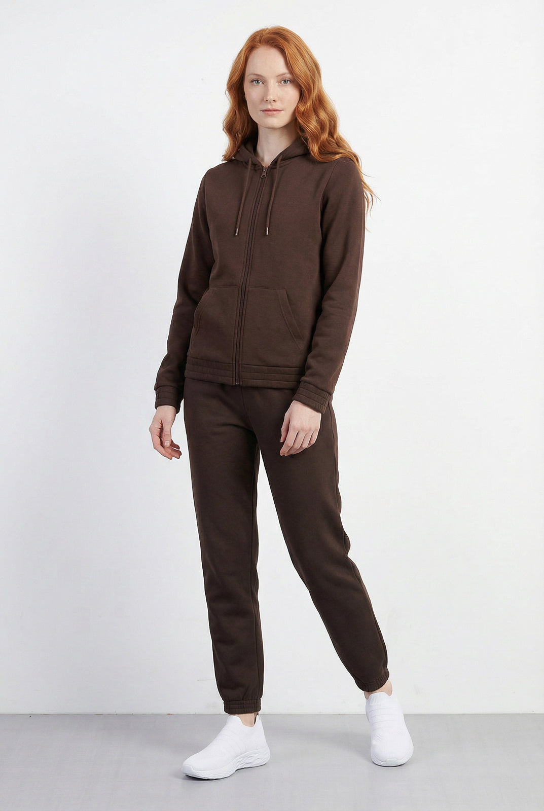 Jaqueta feminina moletom com capuz 61377