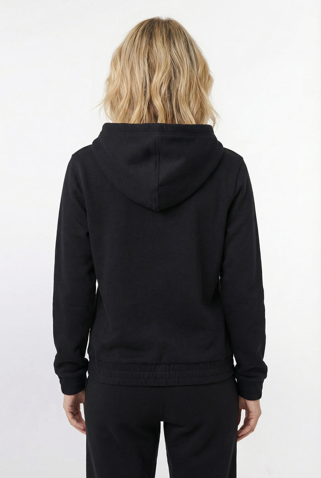 Jaqueta feminina moletom com capuz 61377