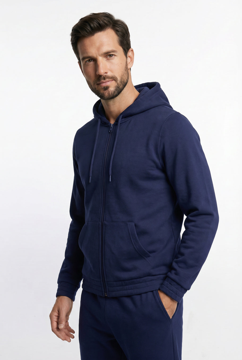 Jaqueta masculina de moletom 69385