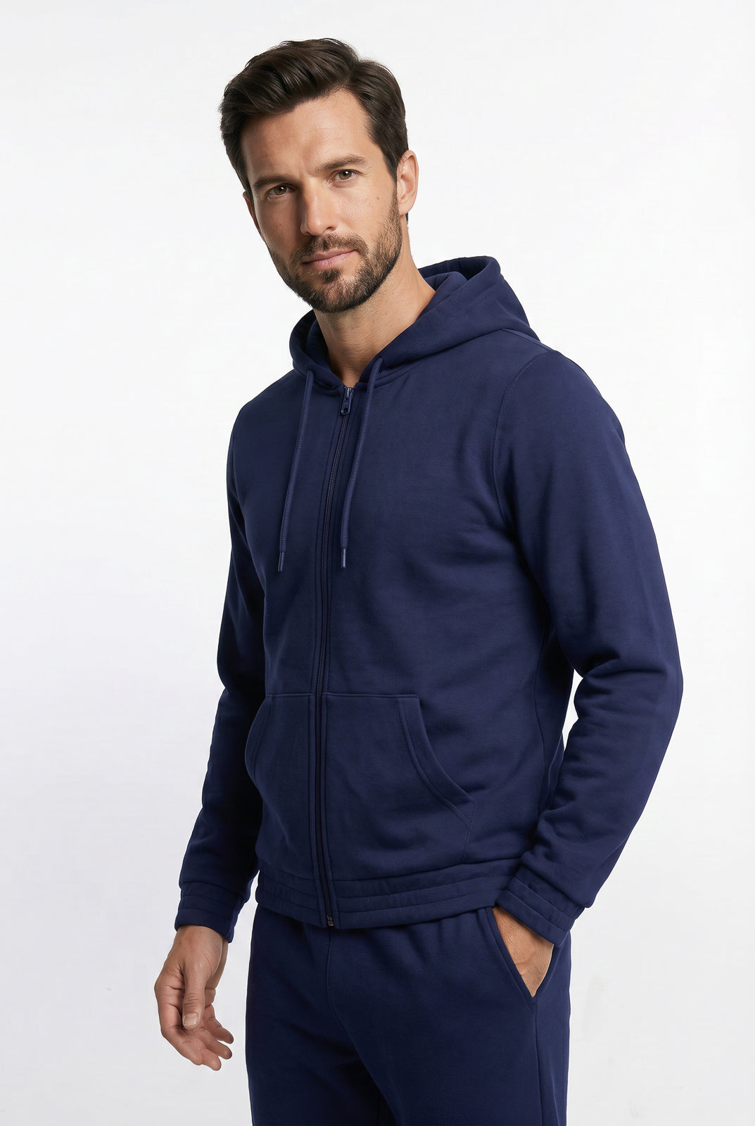 Jaqueta masculina de moletom 69385