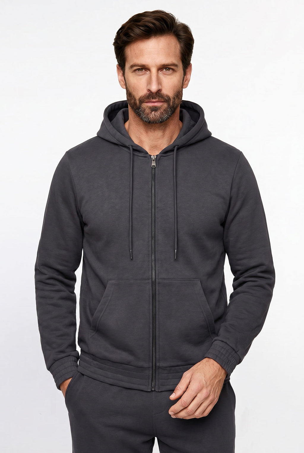Jaqueta masculina de moletom 69385