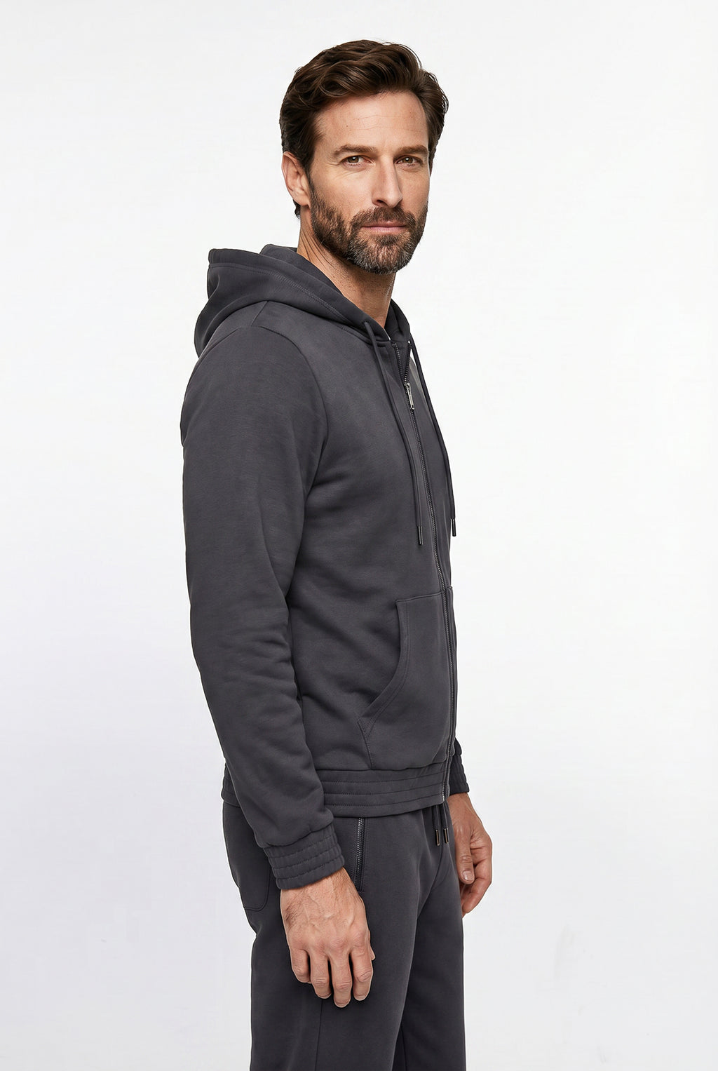 Jaqueta masculina de moletom 69385