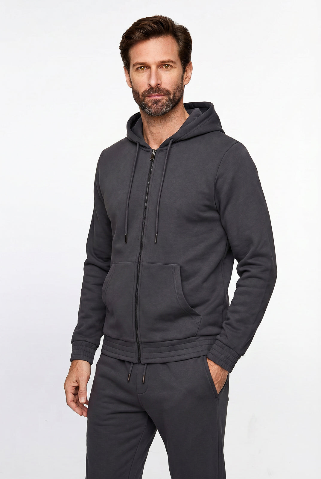 Jaqueta masculina de moletom 69385