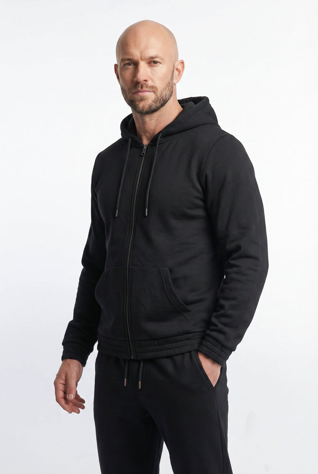 Jaqueta masculina de moletom 69385