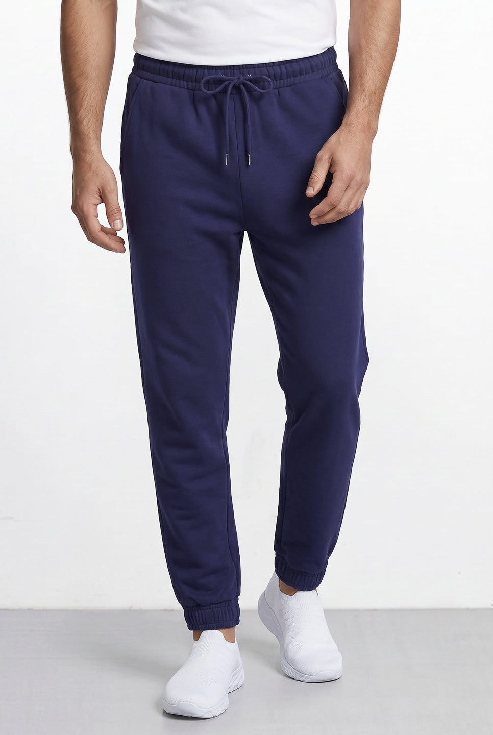 Calça masculina de moletom peluciado 69386