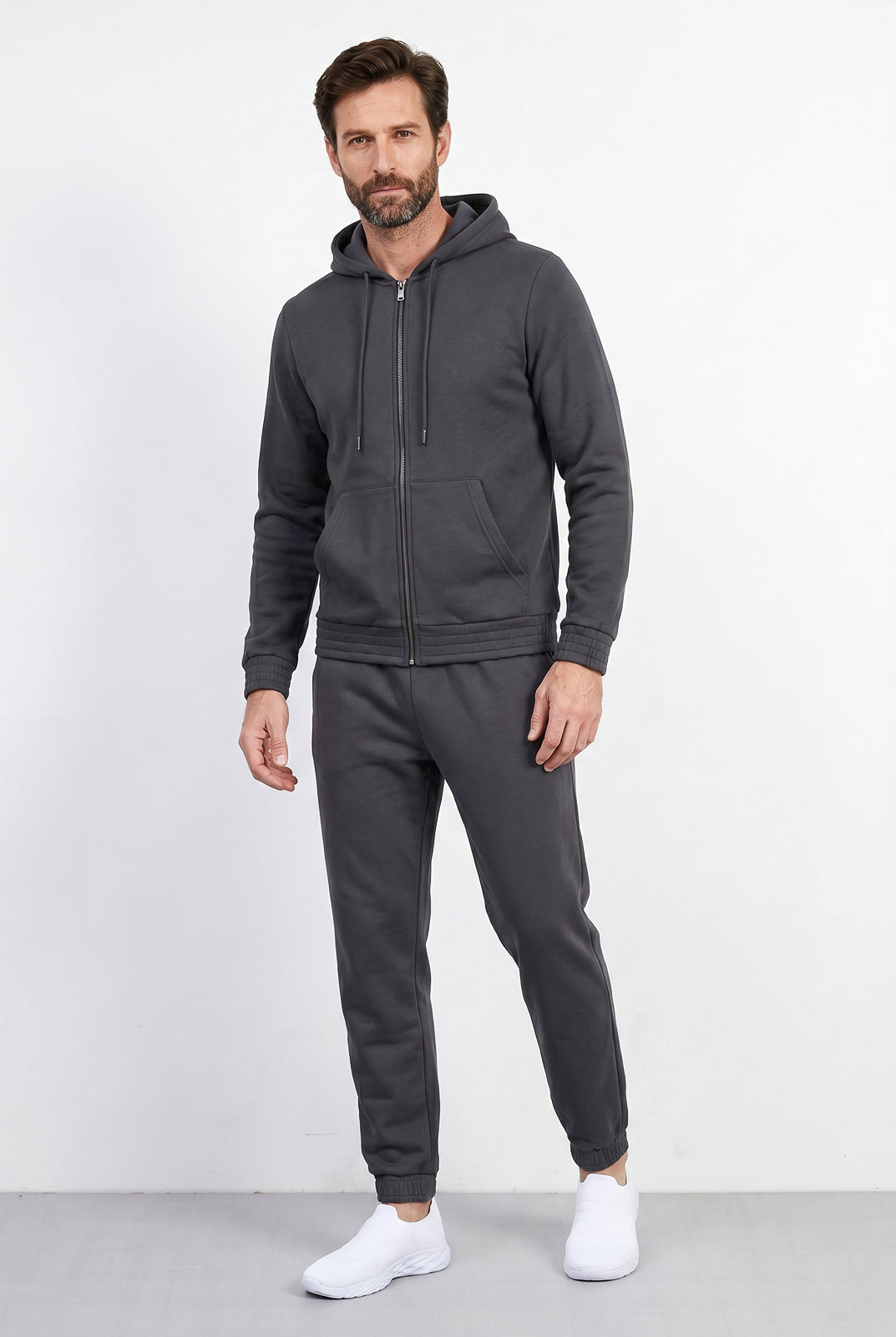 Calça masculina de moletom peluciado 69386