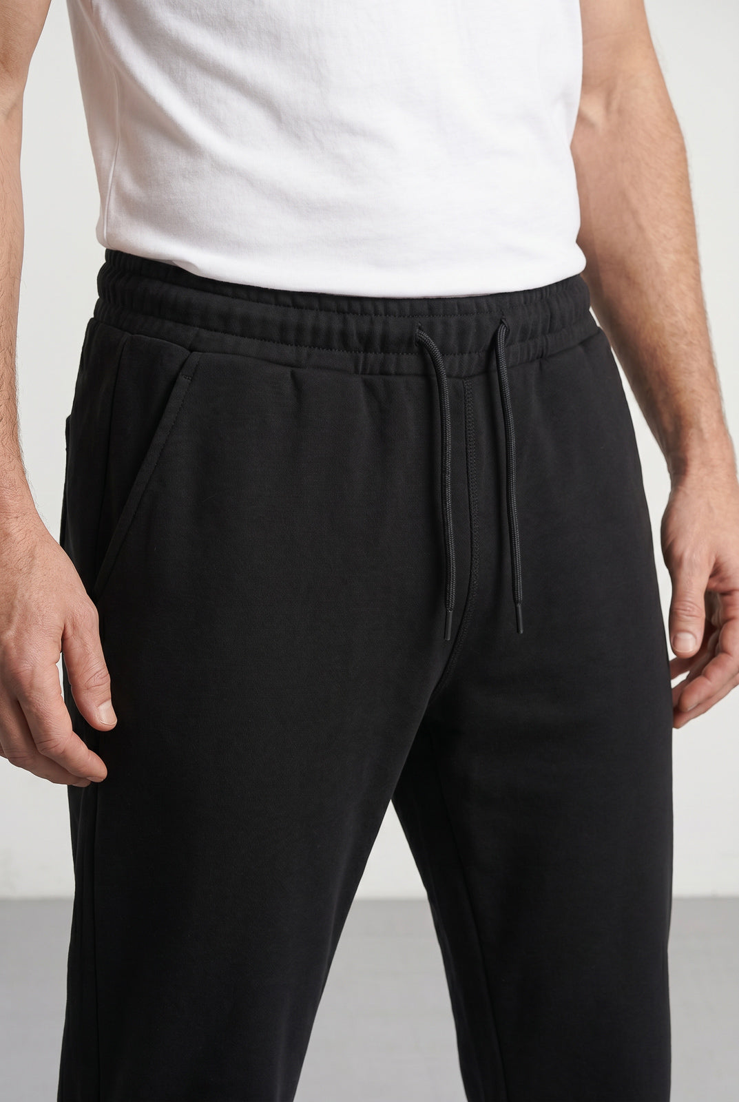 Calça masculina de moletom peluciado 69386