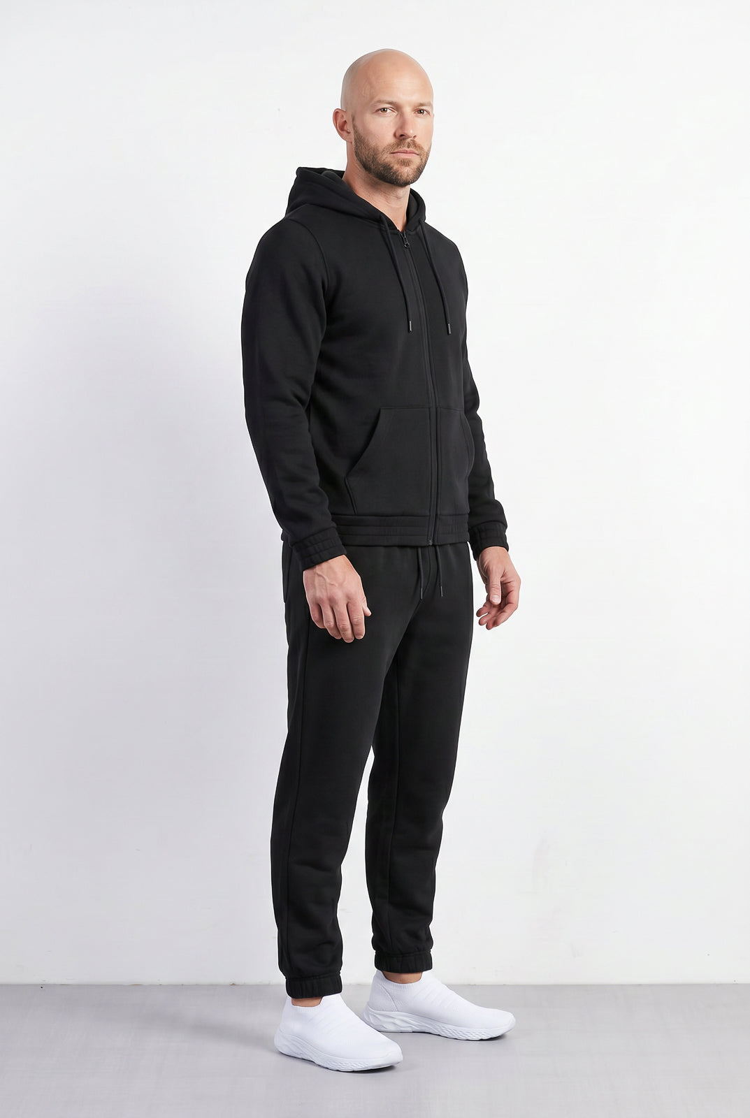 Calça masculina de moletom peluciado 69386