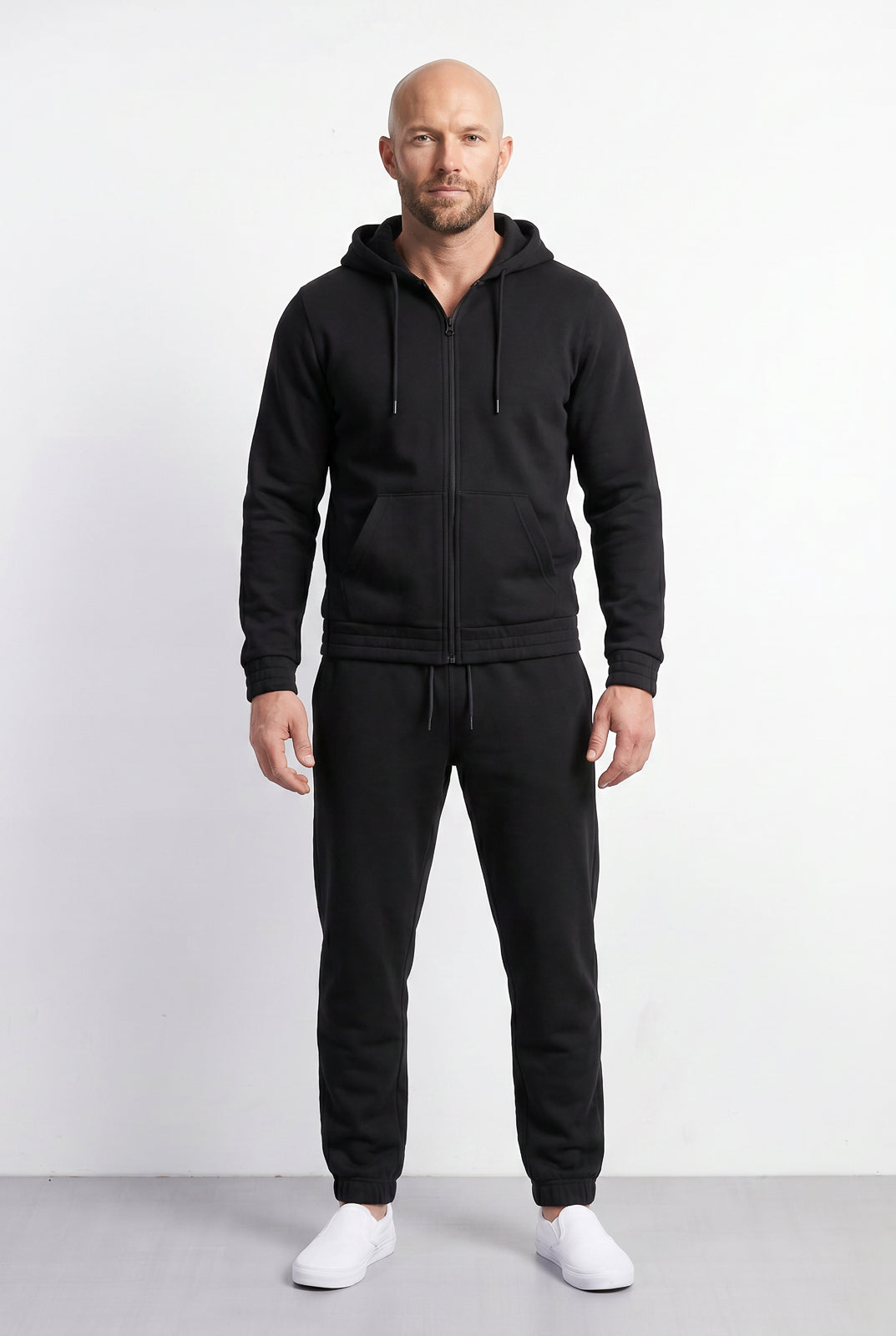 Calça masculina de moletom peluciado 69386