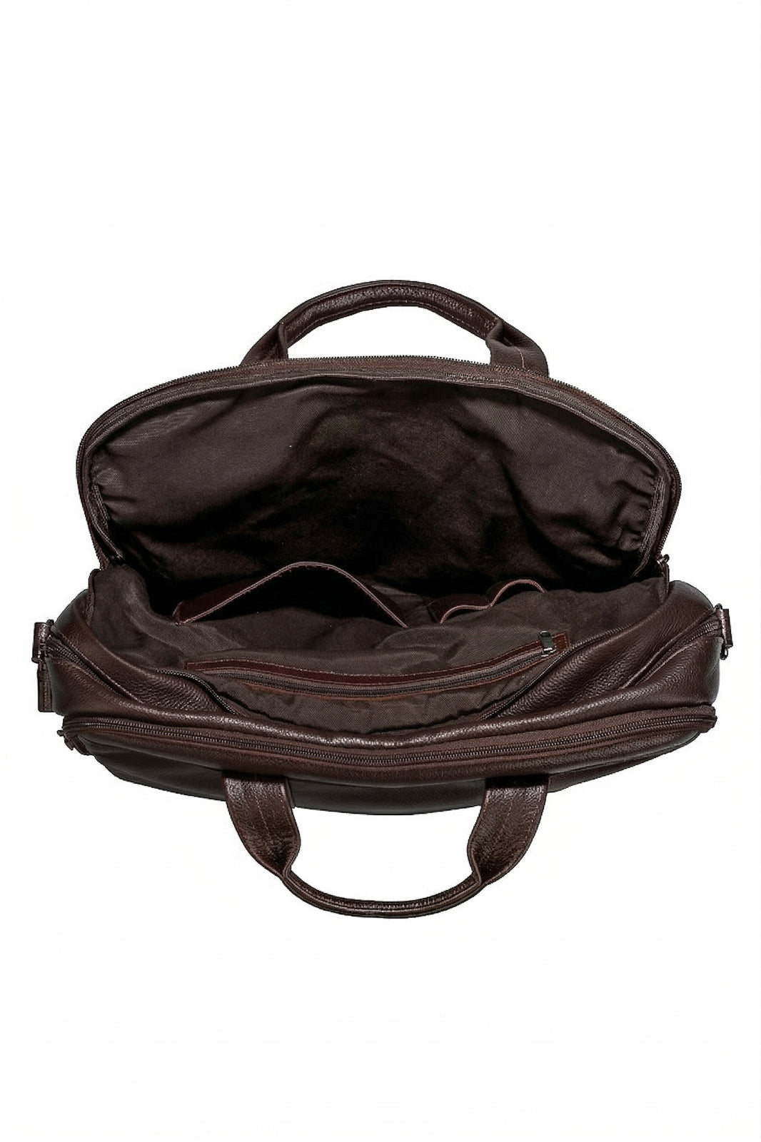 Pasta executiva de couro com divisórias Roger