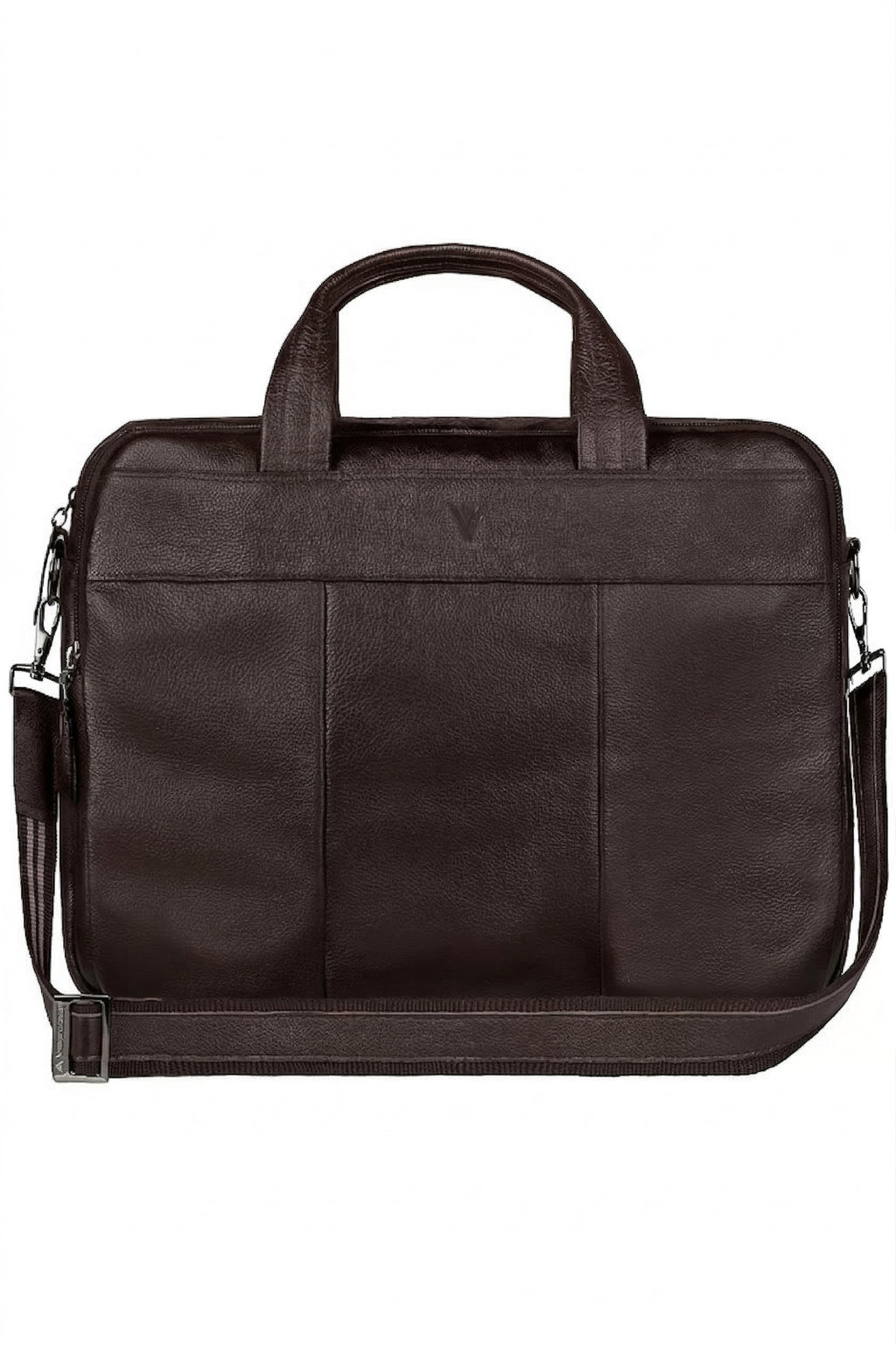 Pasta executiva de couro com divisórias Roger