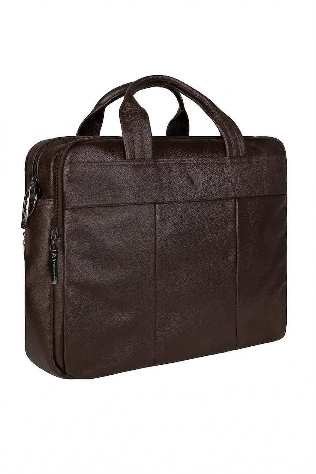 Pasta executiva de couro com divisórias Roger