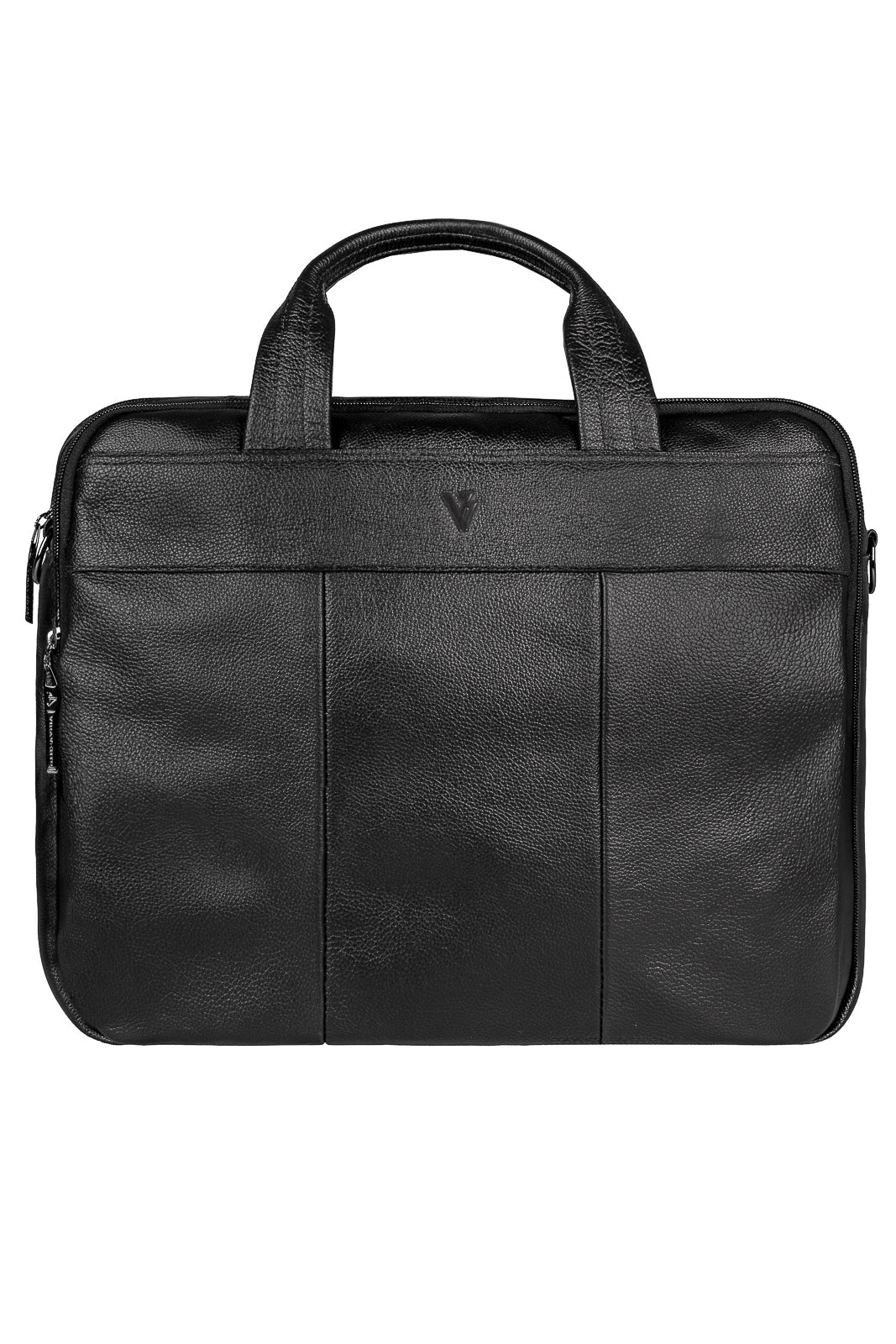 Pasta executiva de couro com divisórias Roger