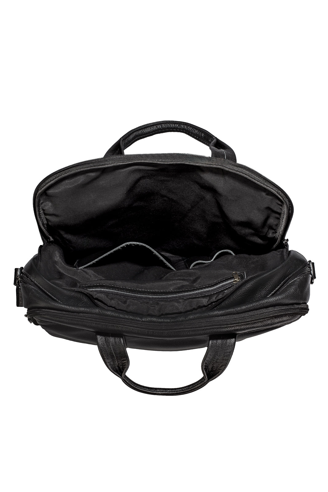 Pasta executiva de couro com divisórias Roger