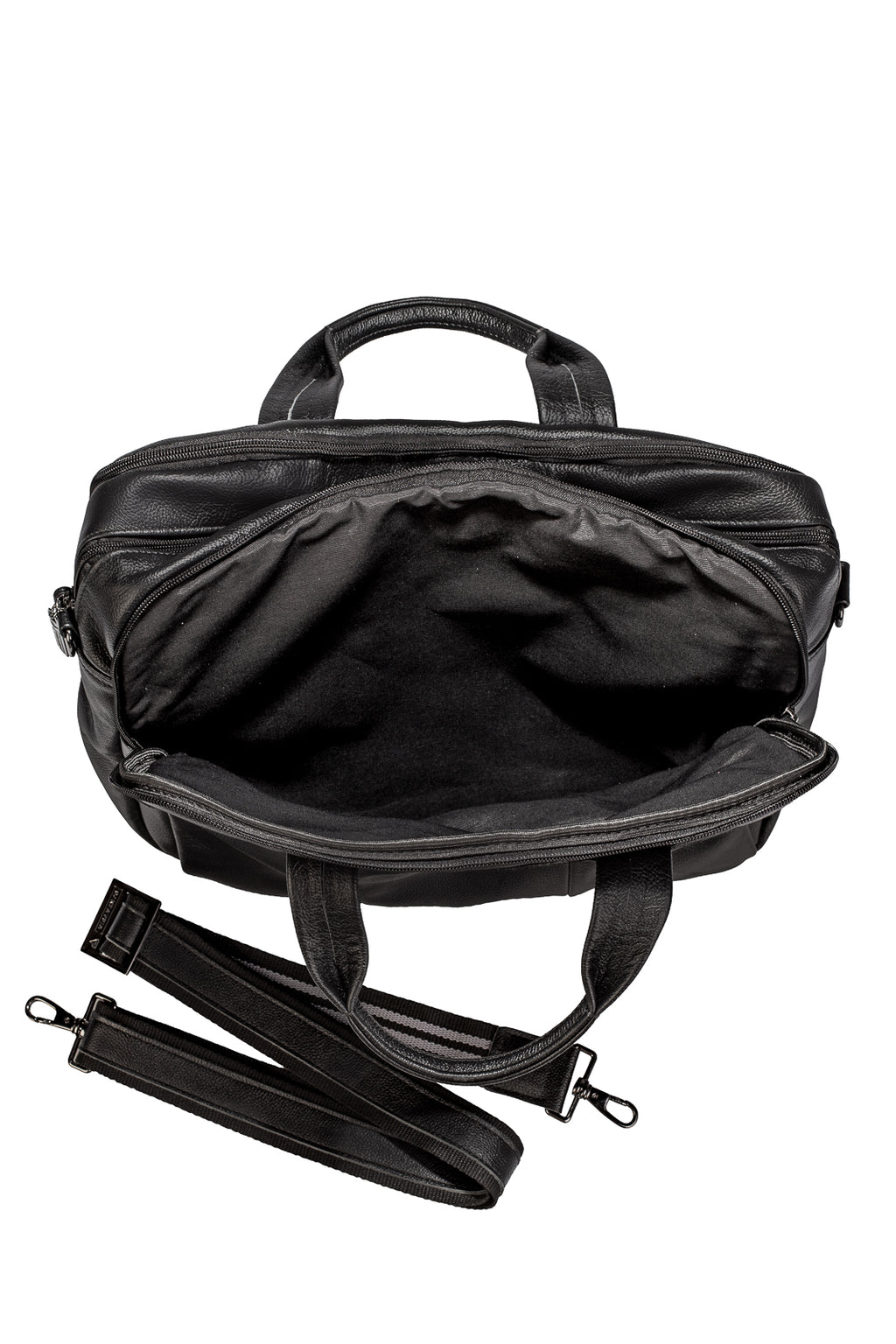 Pasta executiva de couro com divisórias Roger