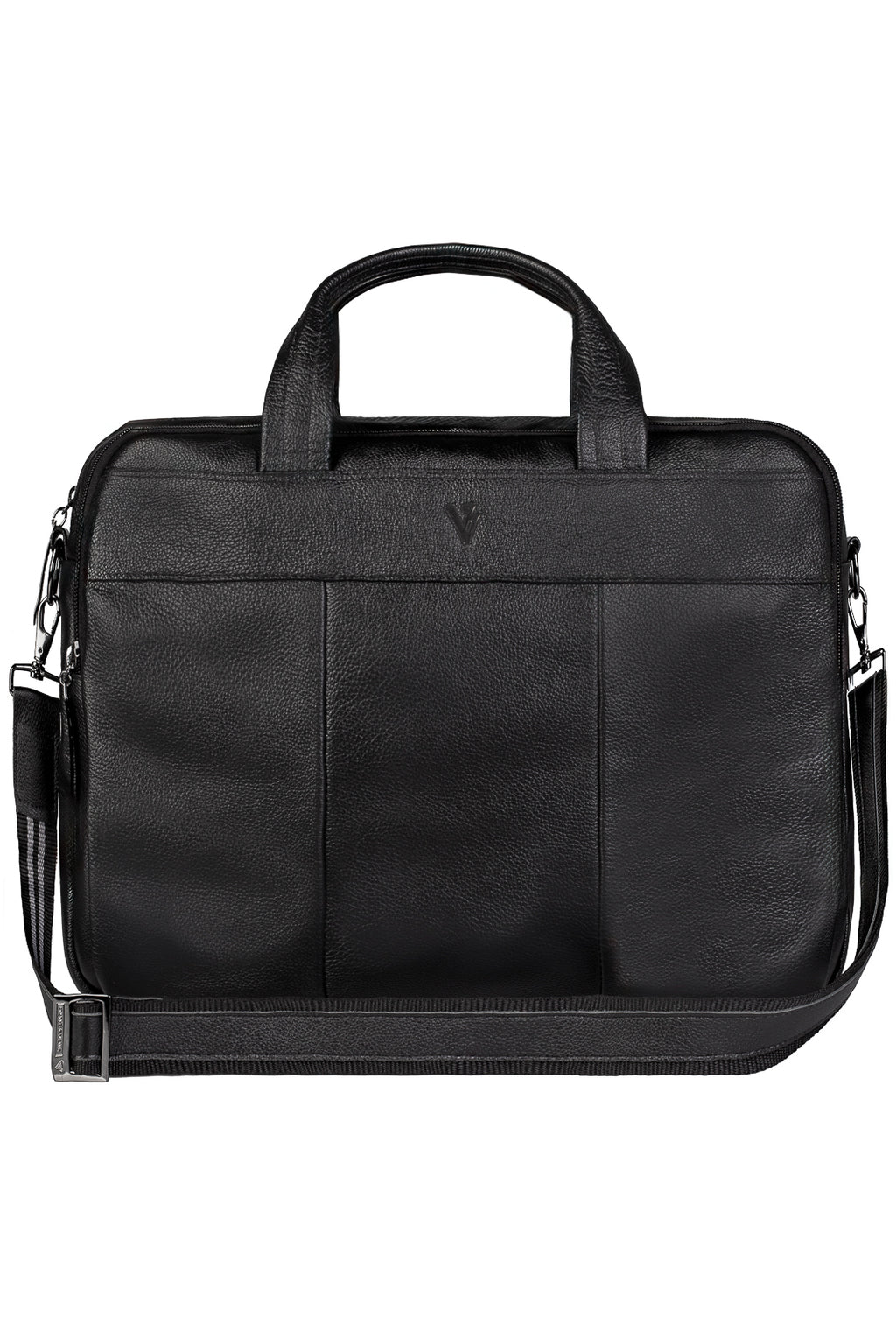 Pasta executiva de couro com divisórias Roger