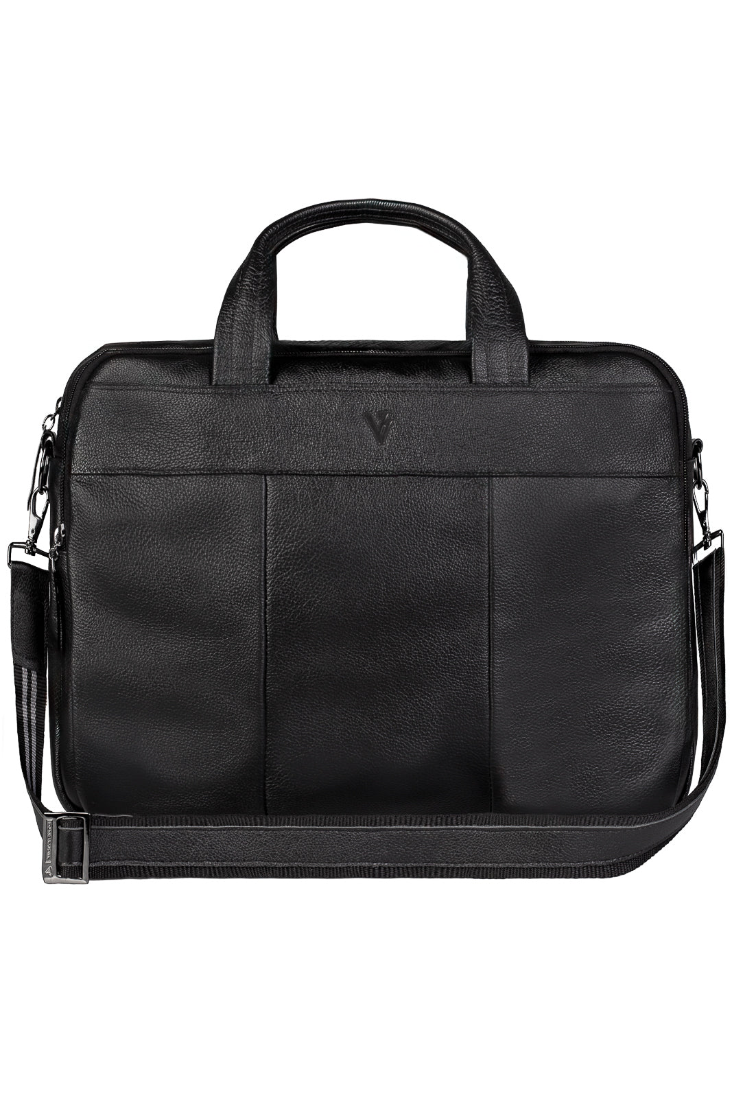 Pasta executiva de couro com divisórias Roger