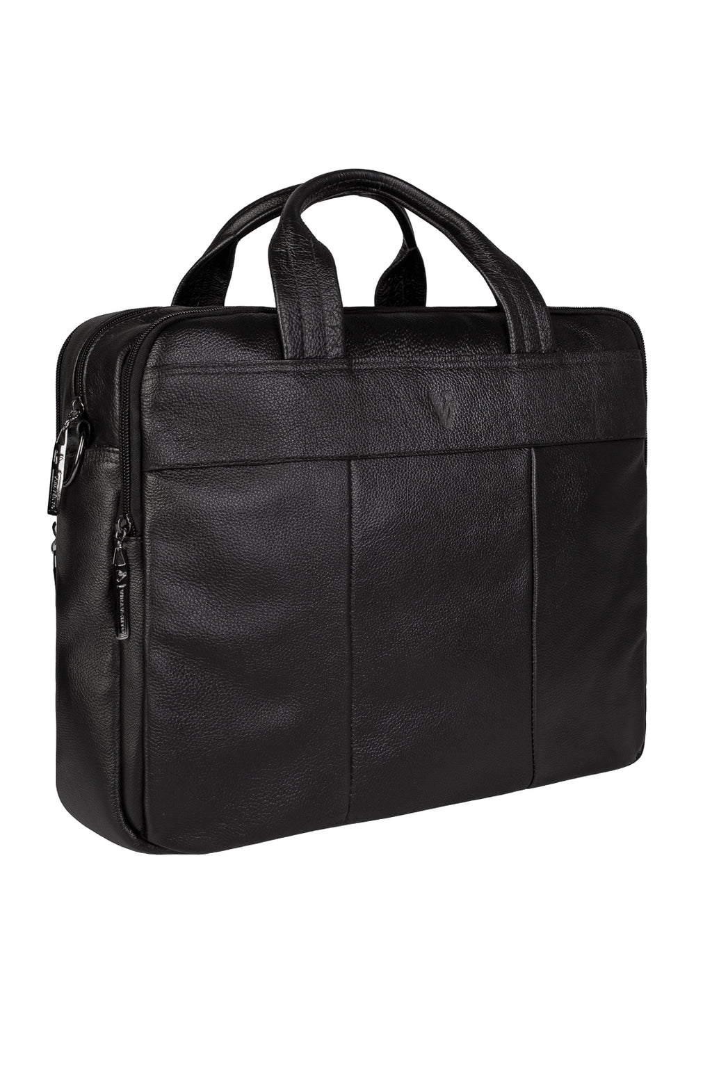 Pasta executiva de couro com divisórias Roger