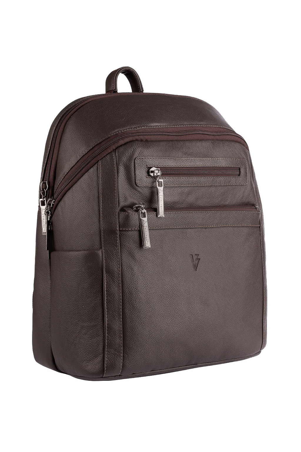 Mochila grande masculina de couro Marcelo