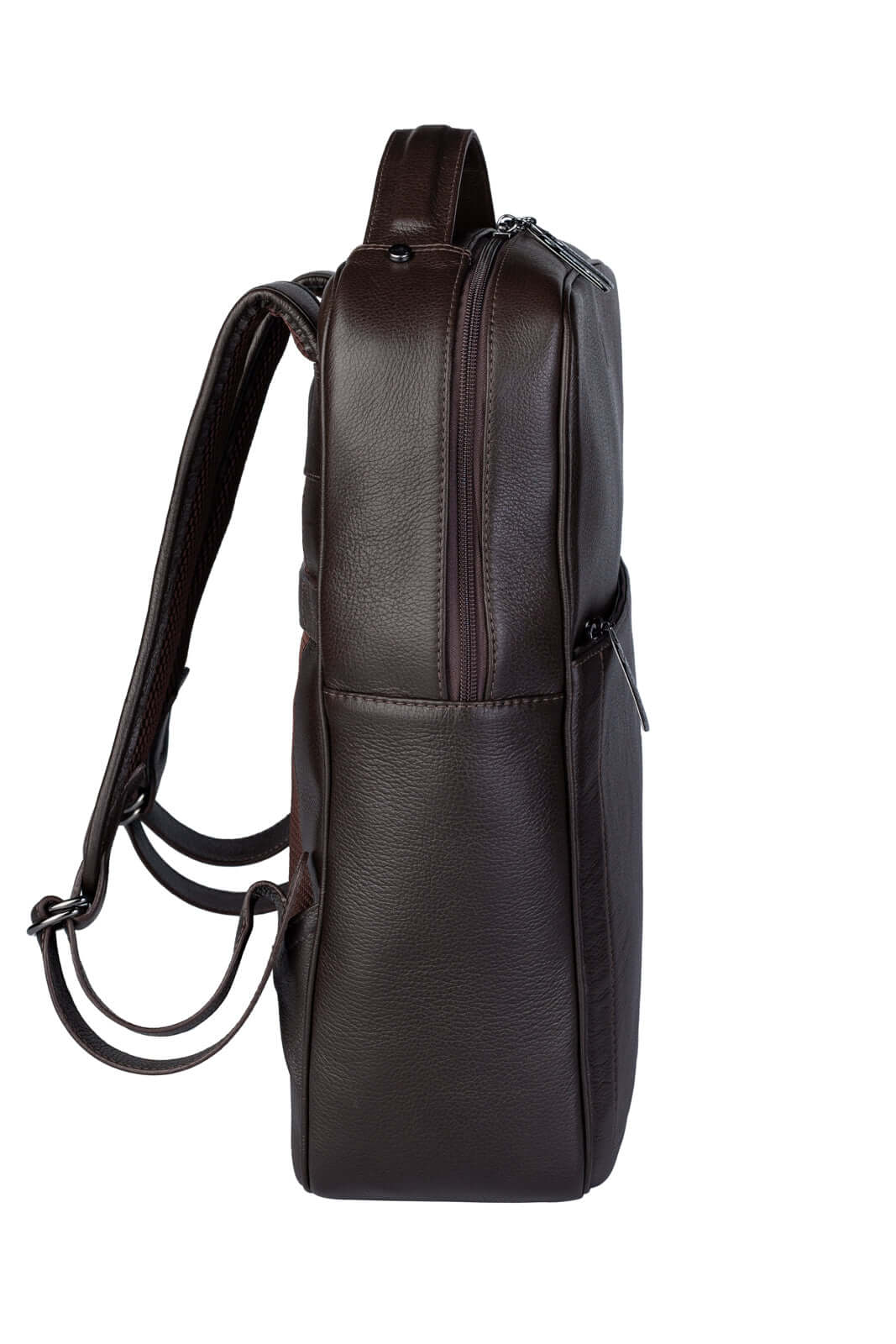 Mochila masculina em couro floater Rafael - Enluaze