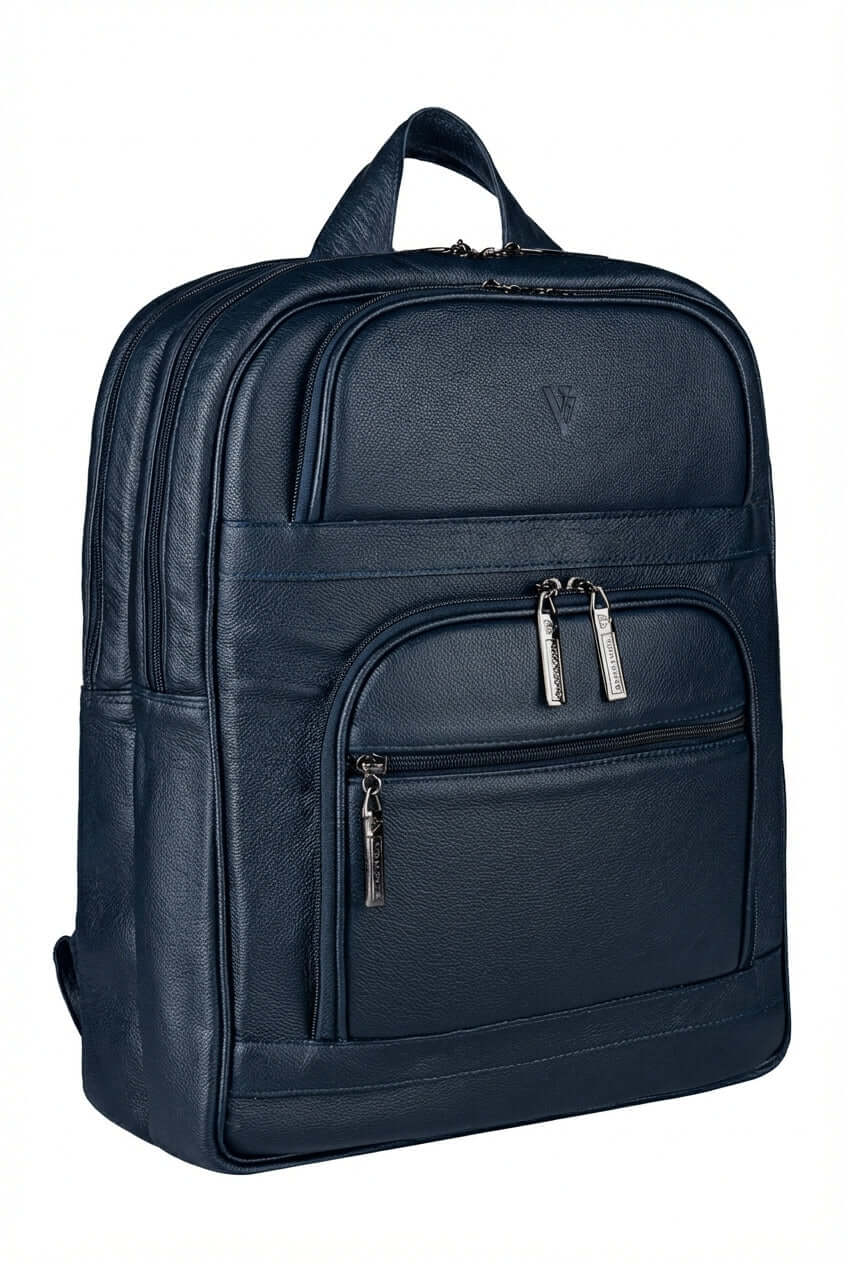 Mochila grande masculina couro floater para notebook Guilherme - Enluaze