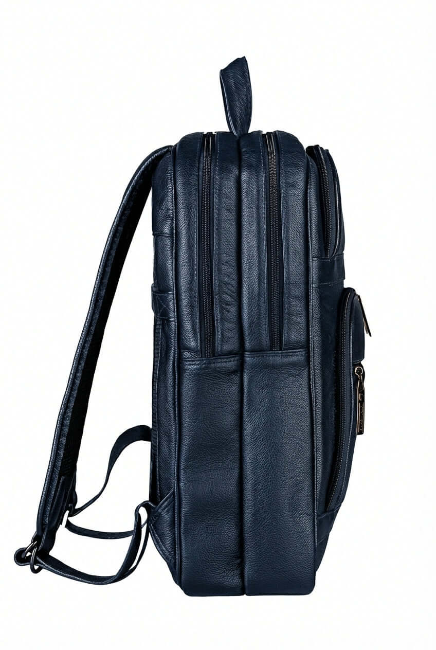 Mochila grande masculina couro floater para notebook Guilherme - Enluaze