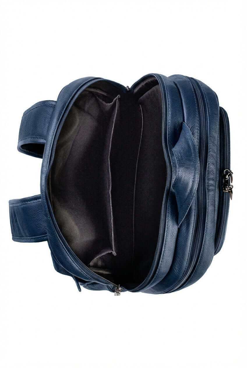 Mochila grande masculina couro floater para notebook Guilherme - Enluaze