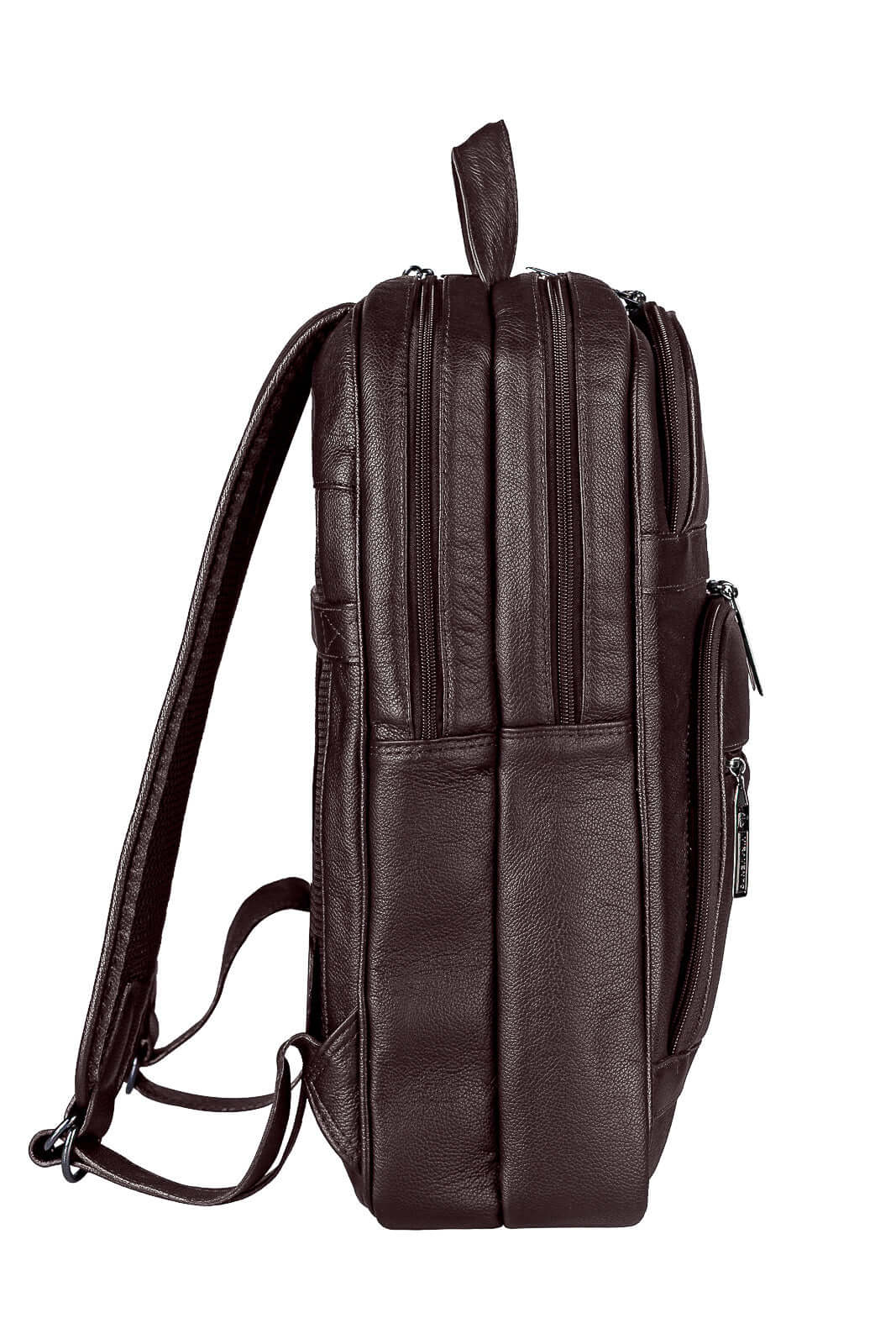 Mochila grande masculina couro floater para notebook Guilherme - Enluaze
