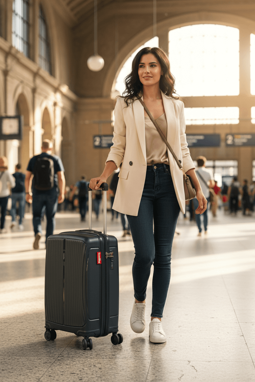 Mala de bordo viagem polipropileno 20" Malibu - Enluaze