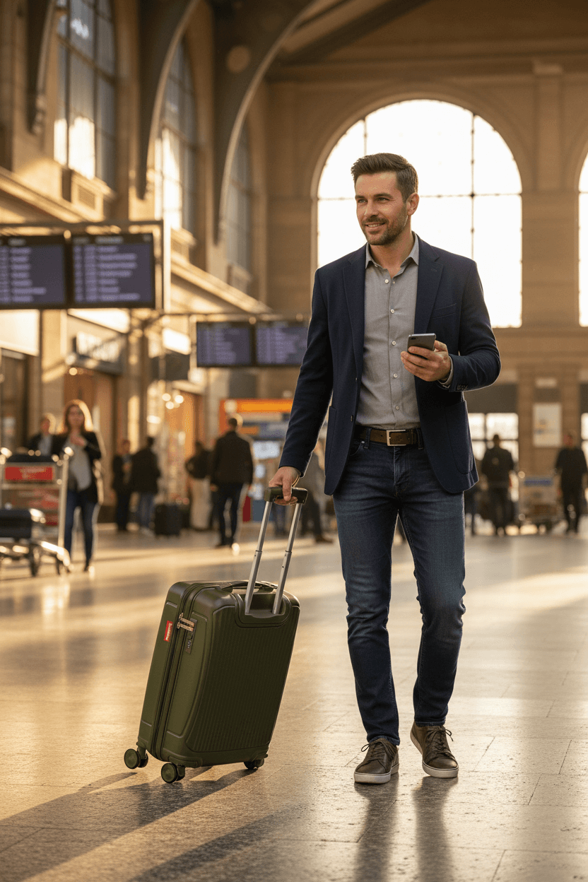 Mala de bordo viagem polipropileno 20" Malibu - Enluaze