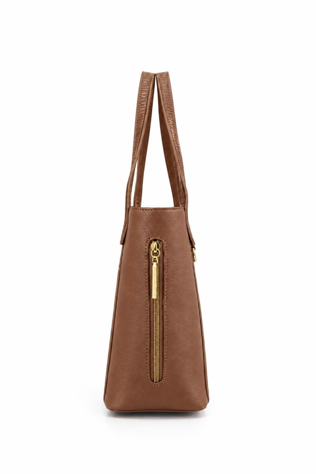 Bolsa feminina de couro croco Audrey — Whisky