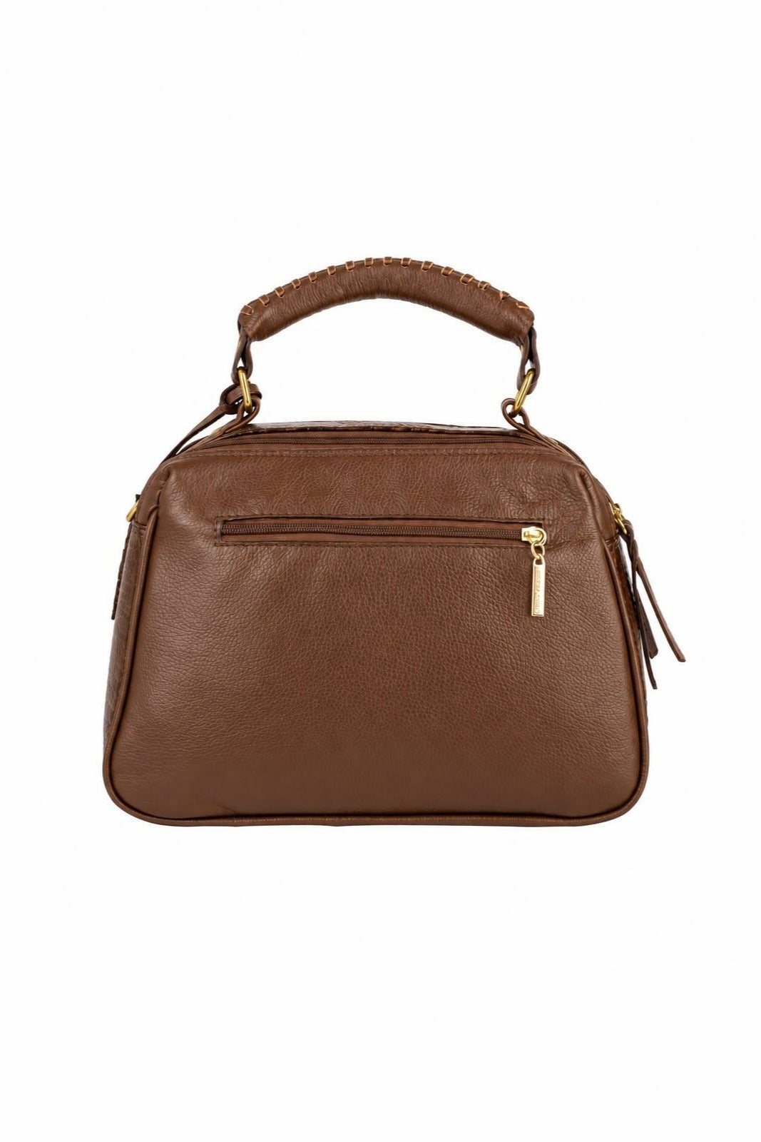 Bolsa pequena de couro croco Ruth — Whisky