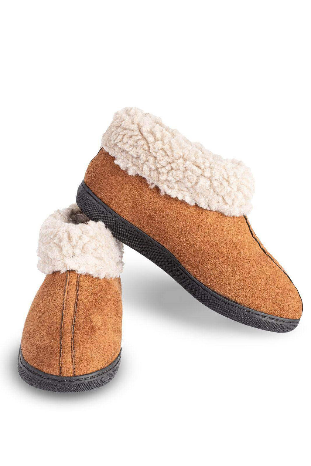 Pantufa unissex forrada em pelo e sola antiderrapante 01 - Enluaze