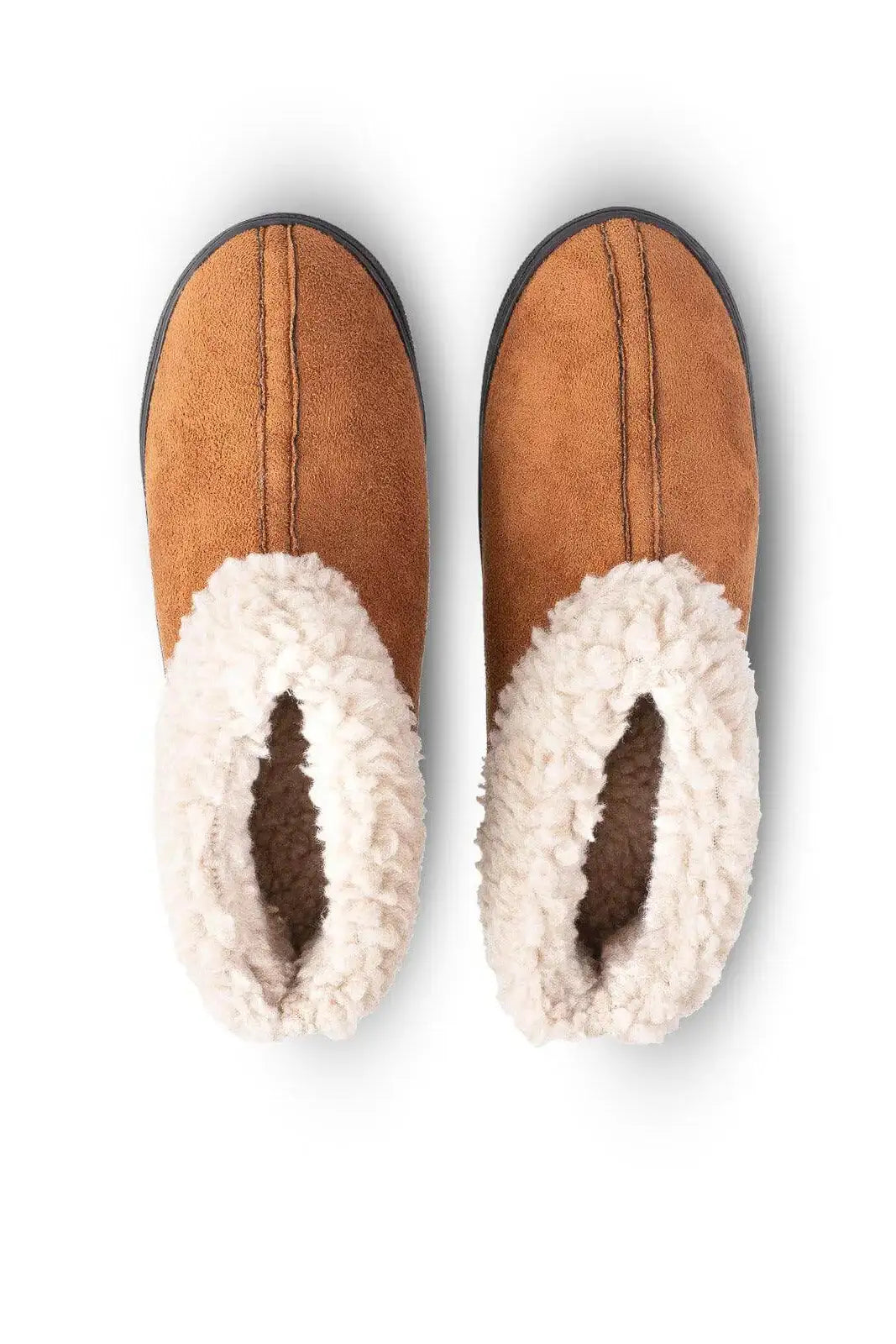 Pantufa unissex forrada em pelo e sola antiderrapante 01 - Enluaze