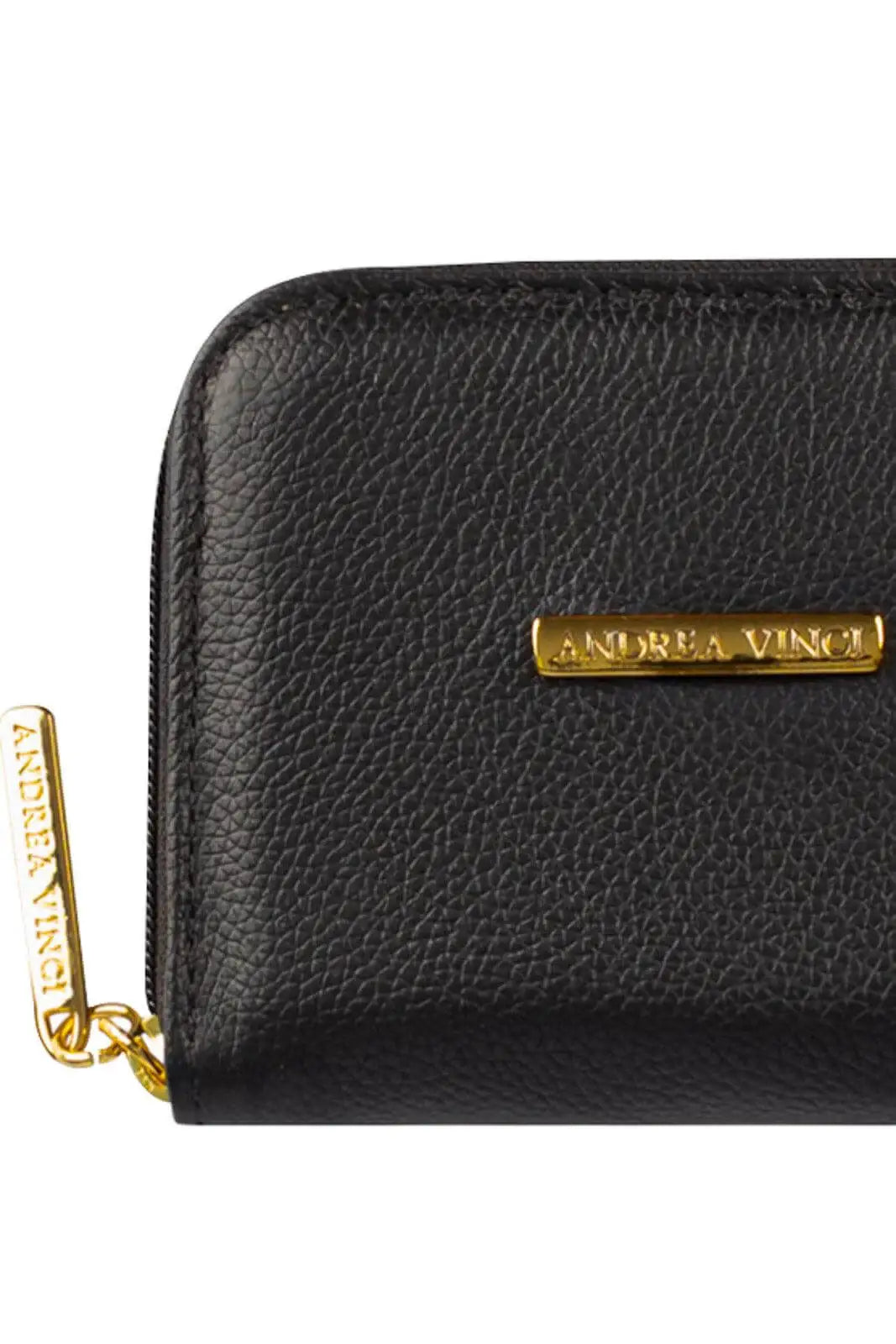 Carteira feminina de couro liso Kiara 10x13,5cm - Enluaze