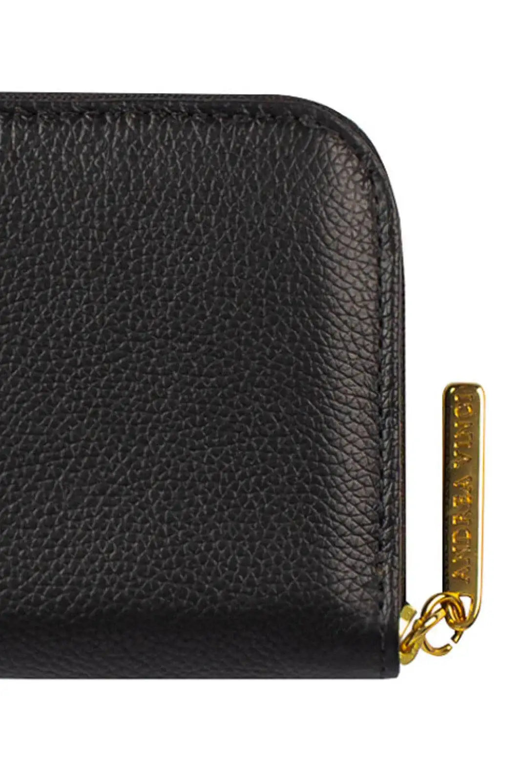 Carteira feminina de couro liso Kiara 10x13,5cm - Enluaze