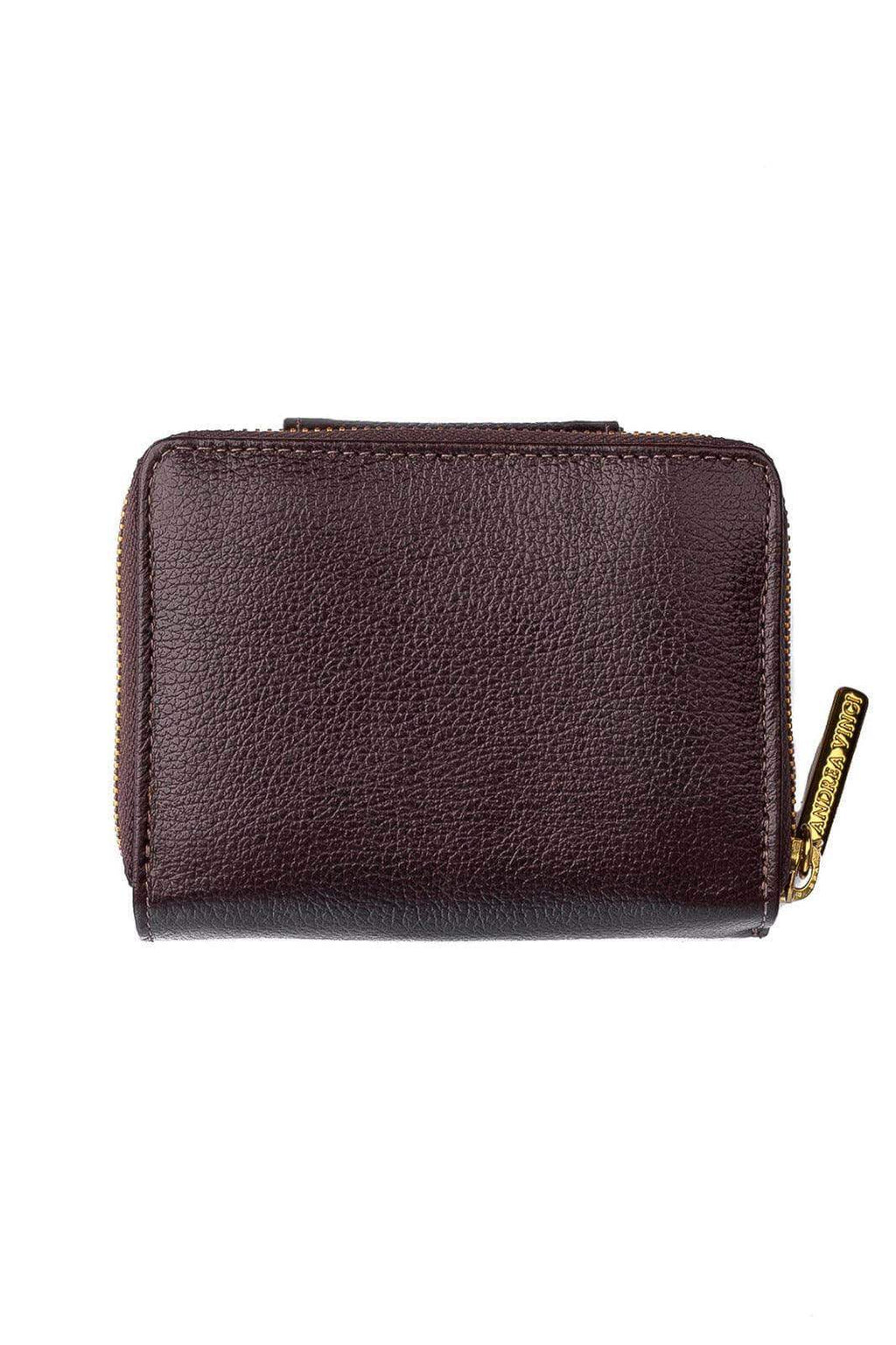 Carteira feminina de couro liso Lolla 10x13cm - Enluaze