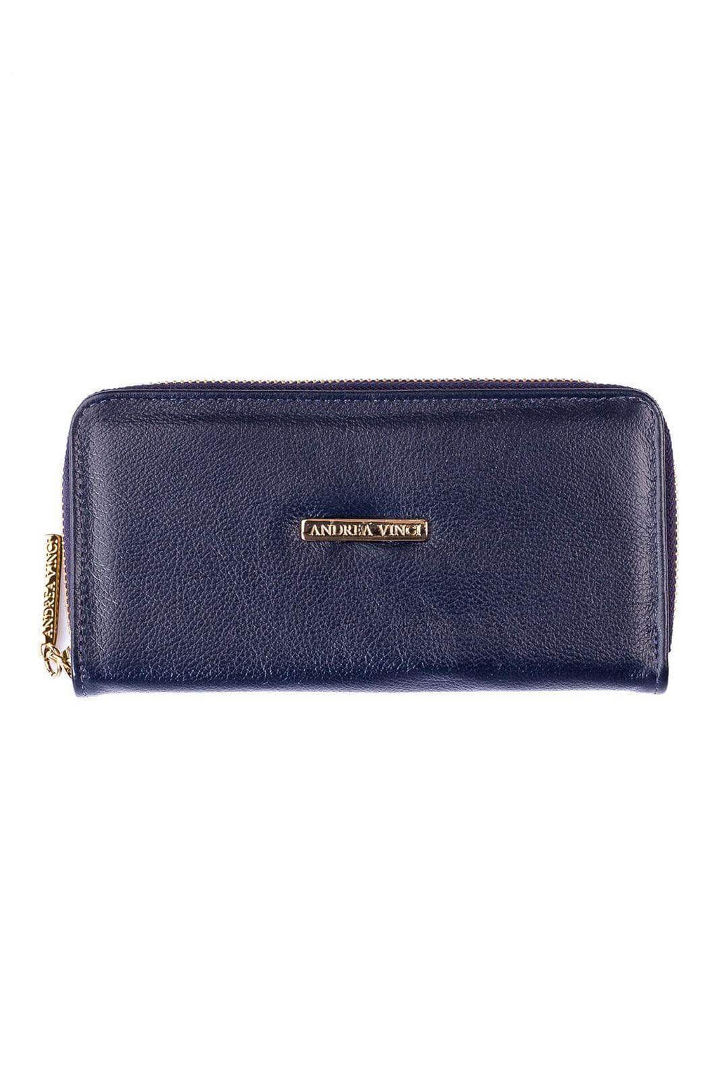 Carteira feminina de couro liso Bonny 10x19cm - Enluaze