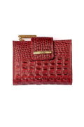 Carteira feminina de couro croco Linna 11x13cm - Enluaze