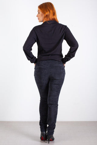 Calça feminina de veludo 012 - Enluaze