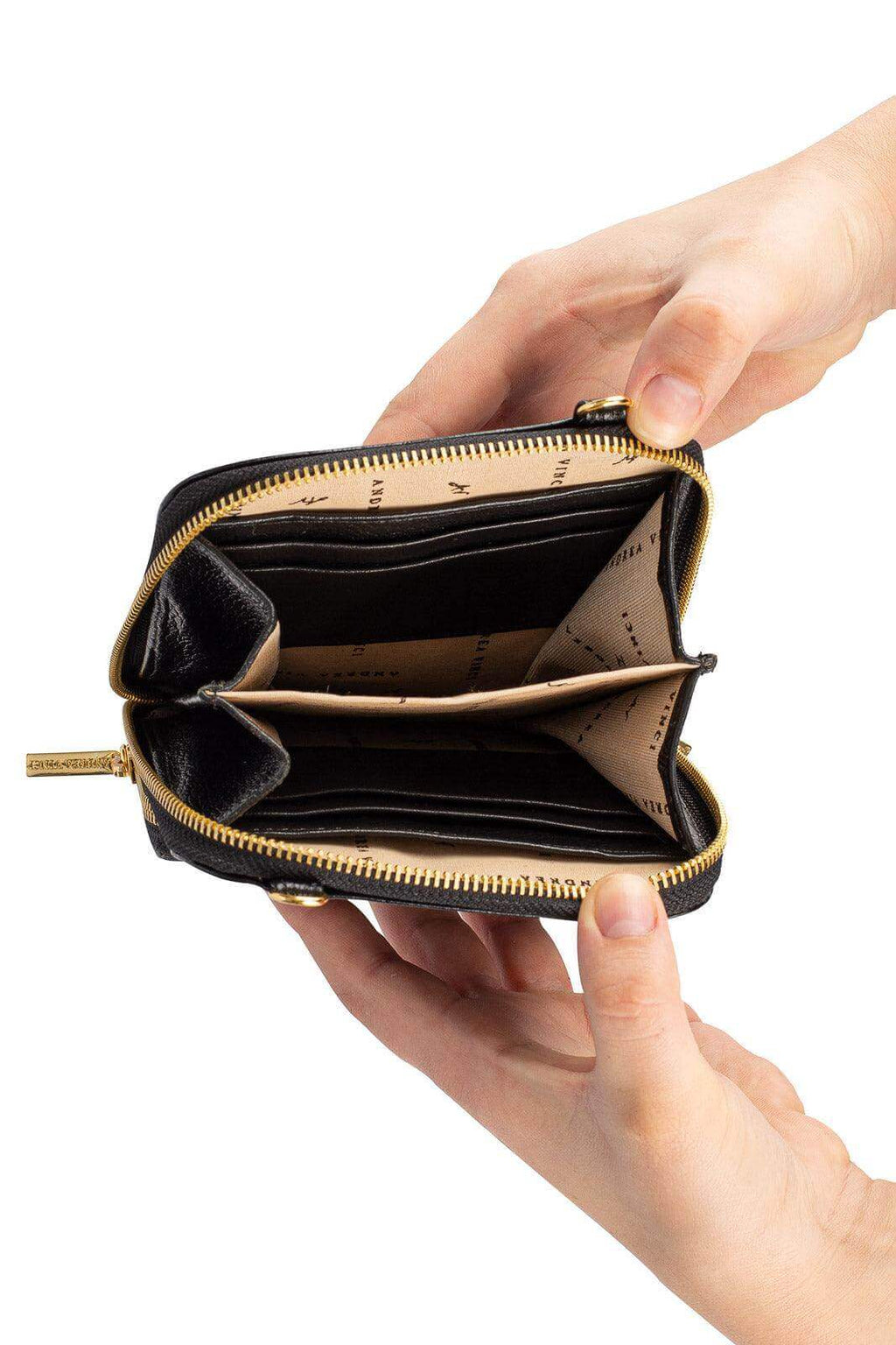 Carteira com alça de couro croco Ingrid 18,5x13,5cm - Enluaze