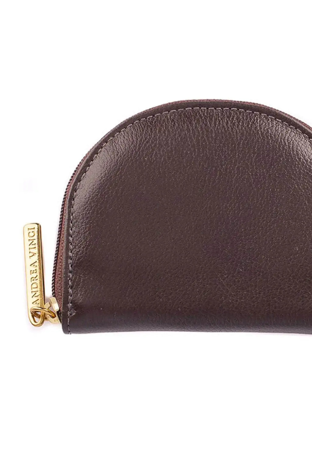 Mini carteira feminina de couro liso Ayla 9x11cm - Enluaze