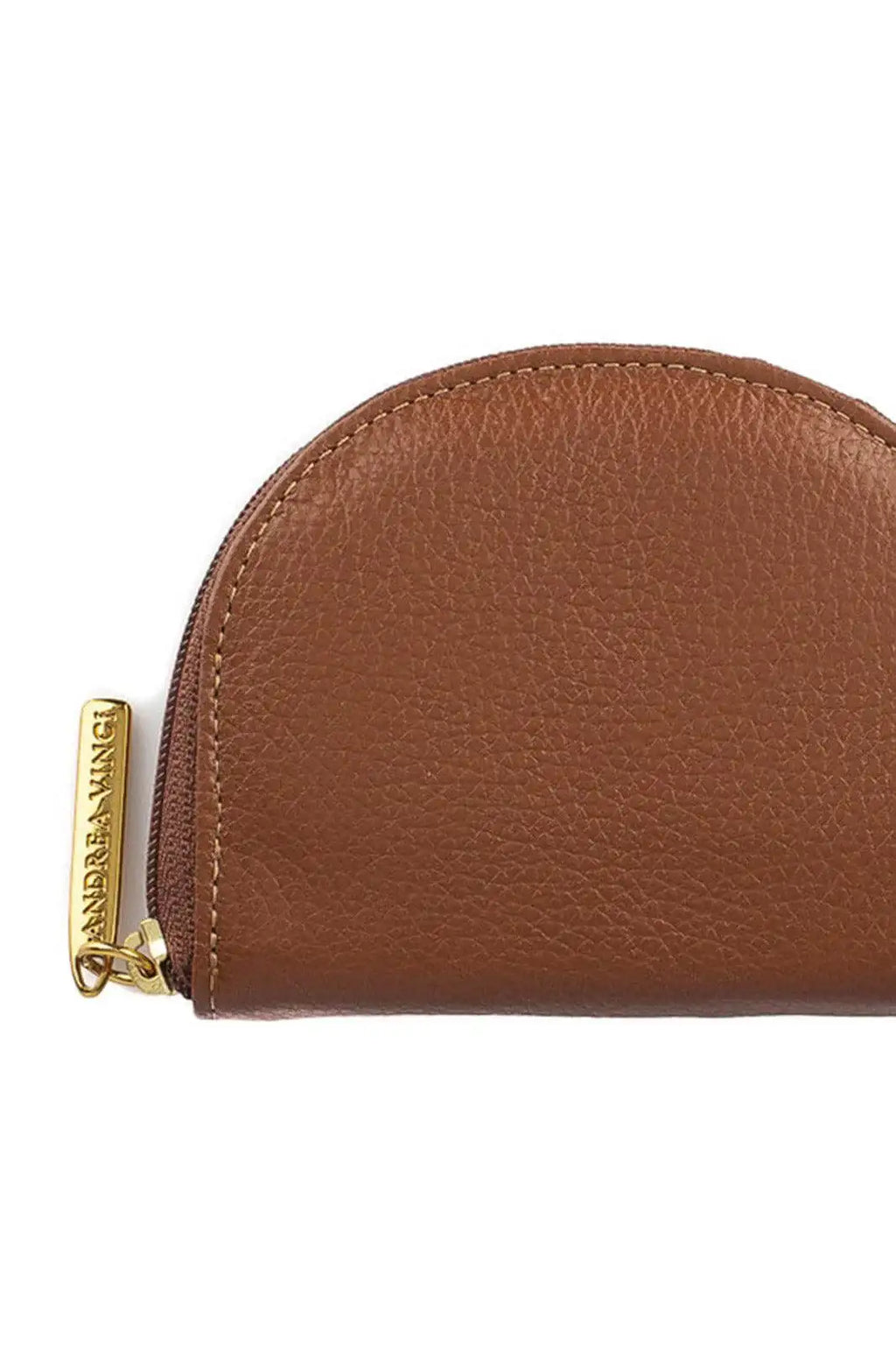 Mini carteira feminina de couro liso Ayla 9x11cm - Enluaze